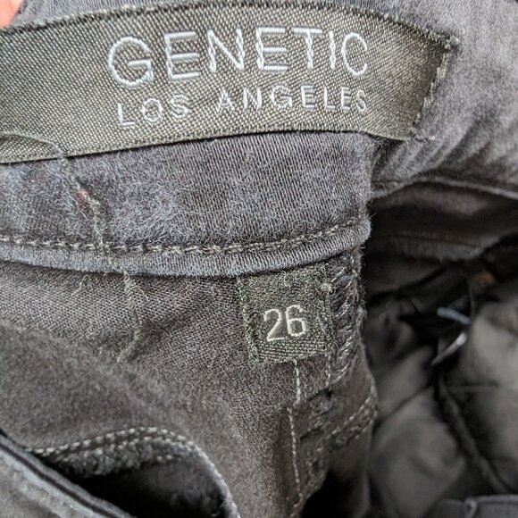 Genetic Denim Shya Cigarette Skinny Jeans Dark Tin, size 26 - Picture 6 of 7